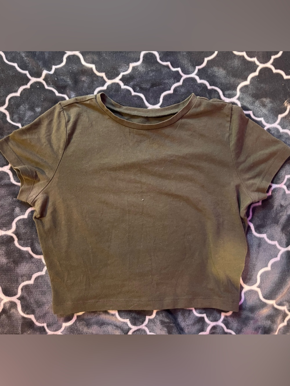 Forest Green Crop Top